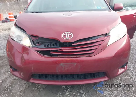 2015 Toyota Sienna Le 8 Passenger from USA, damaged, VIN 5TDKK3DC6FS680775